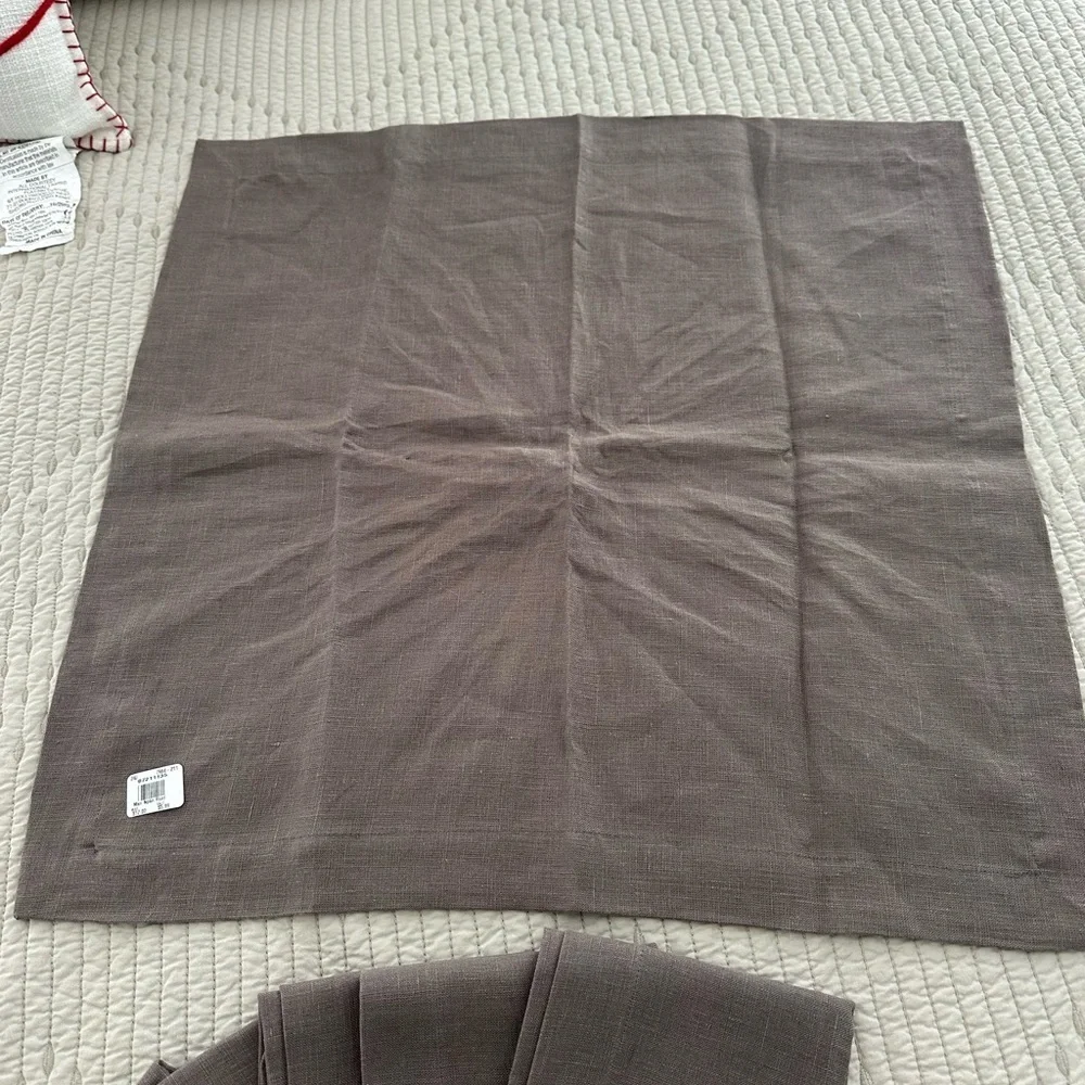 Set of Gray Cloth Napkins- Pottery Barn